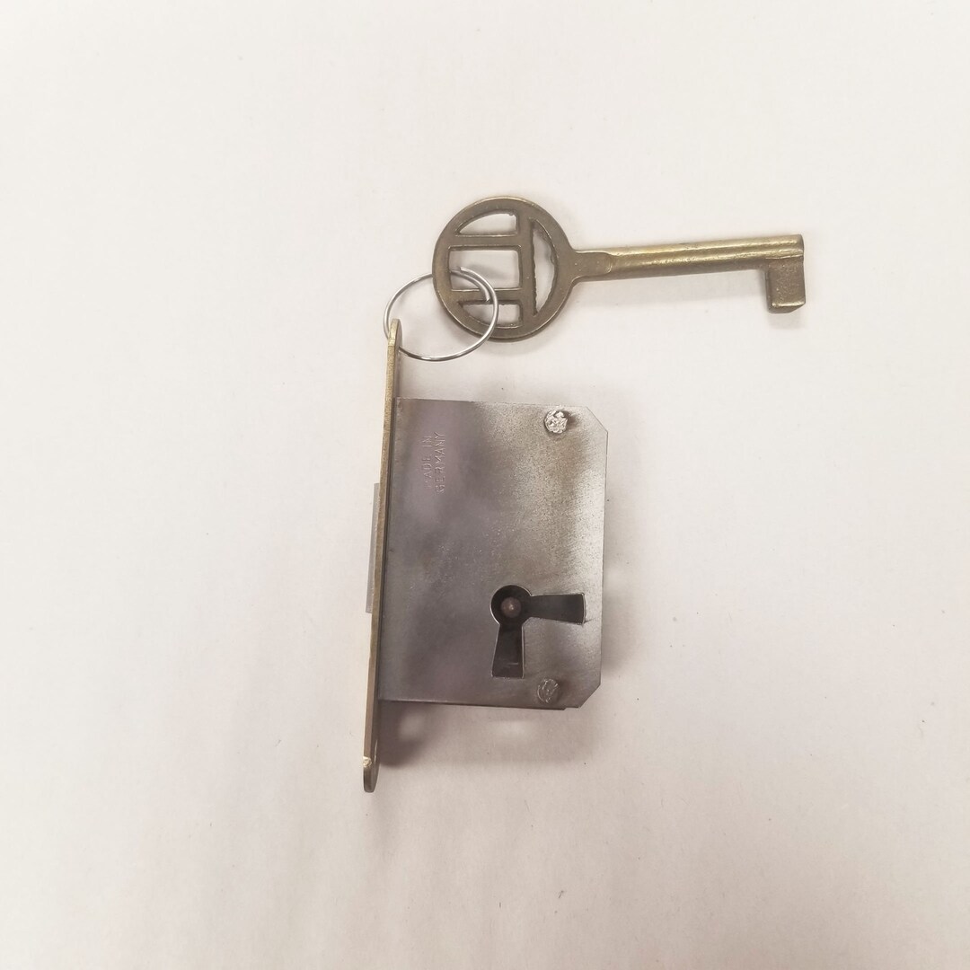 Lock With Skeleton Key Etsy