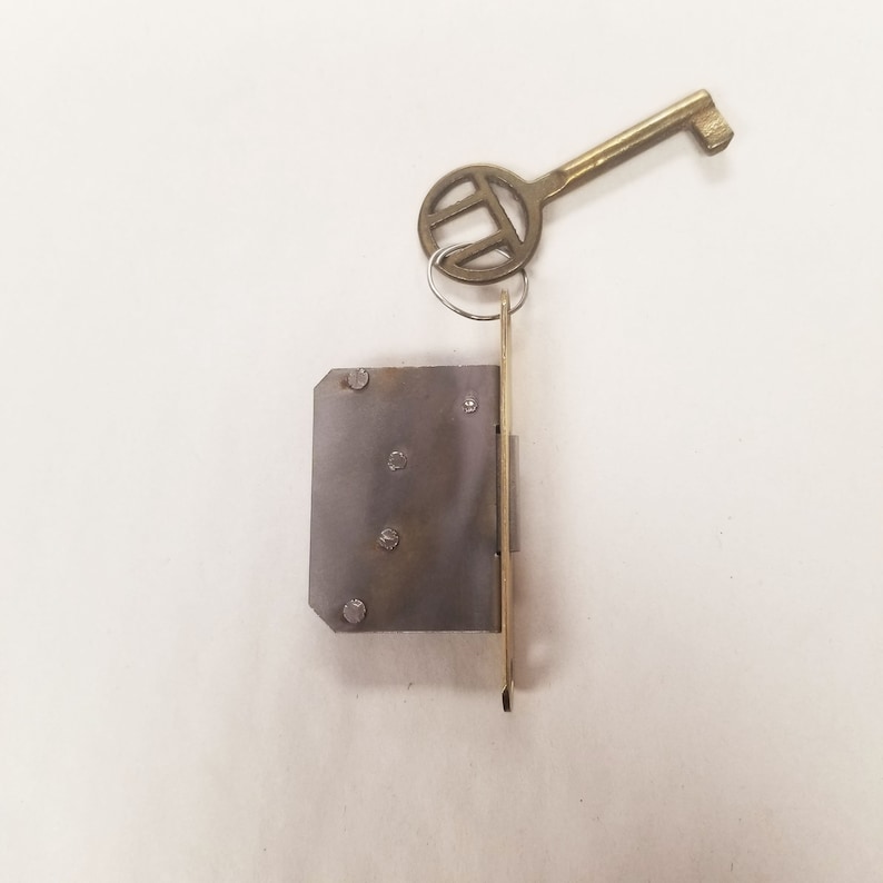 Lock With Skeleton Key Etsy