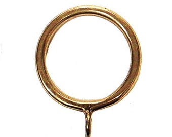 Anillo para cortinas de latón macizo