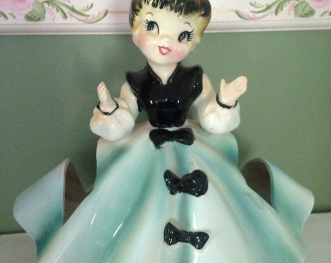Cute Girl Napkin Holder or Napkin Doll Very HTF Etsy