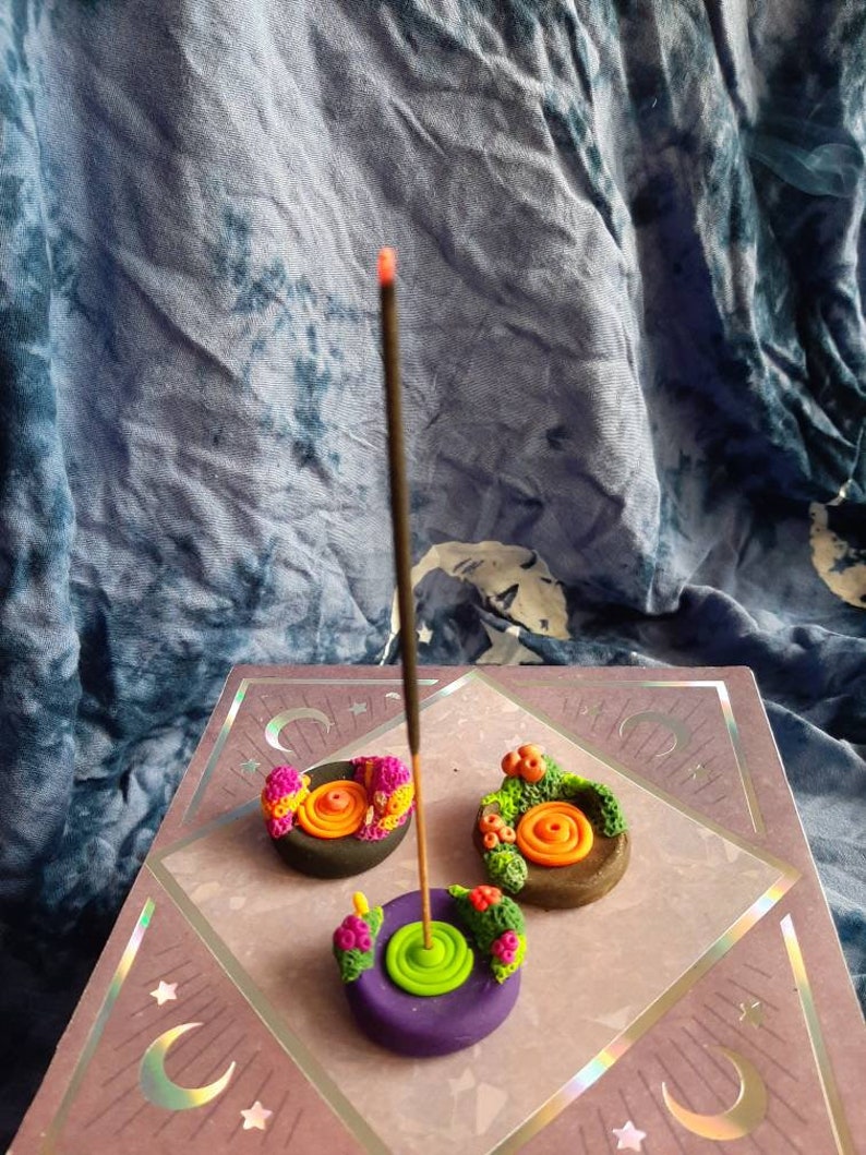 Polymer Clay Incense Stick Holder