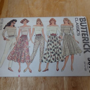 Butterick Classics #5675 Women&#39;s/Misses Top/Skirts/Pants Uncut Pattern
