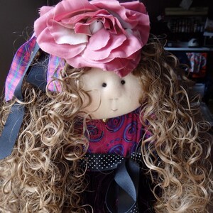 Vintage Little Souls Gretchen Wilson Doll &quot;Marilyn&quot; signed/tag/coa 1997 with stand Rare/Unique