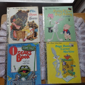 You Choose Vintage Children Little Golden Books Golden Book Collections Junk Journals