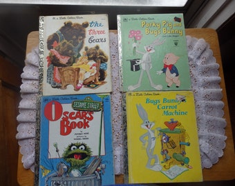 You Choose Vintage Children Little Golden Books Golden Book Collections Junk Journals