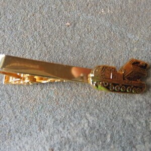 SALE  Vintage Gold tone Tie Clip Demolition Tie Clip Men&#39;s Accessories Rare Unique