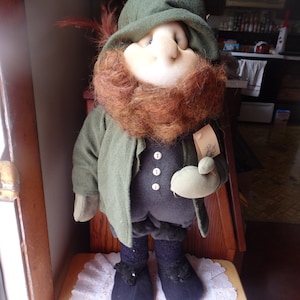 Runzel Volk Kandy Weston Signed Oliver Folk Art Handmade Doll 1986
