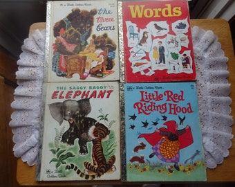 You Choose Vintage Children Books NO BAR CODES Little Golden Books Collector Golden Books Junk Journals