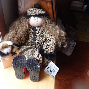 Vintage Little Souls Doll &quot;Ursula&quot; 1998 Gretchen Wilson Folk/Artist Signed Doll OOAK