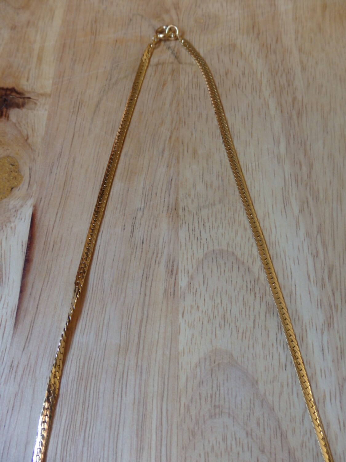 CLEARANCE/SALE Golden Costume Gold Chain 8 inches length Vintage Gold