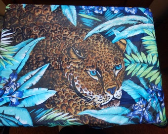 SALE (50% 24.99)  Fashion Women&#39;s Scarf Multi-Color Leopard 30 x 30 Mint Shape Accessories Home Decor Table cloth