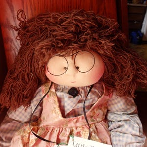 Vintage Little Souls Doll Gretchen Wilson Artist Doll Signed &quot;Hildegard&quot; 1997 with tags