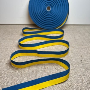 Lint Oekraïne nationale vlag lint land vlag blauw geel 20 mm