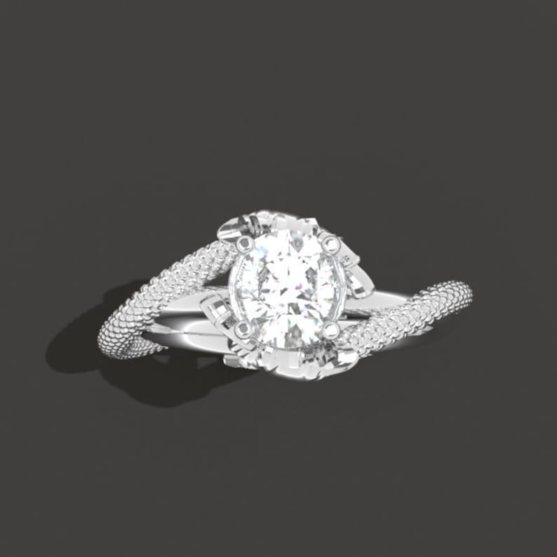 Dragon Engagement Ring Etsy