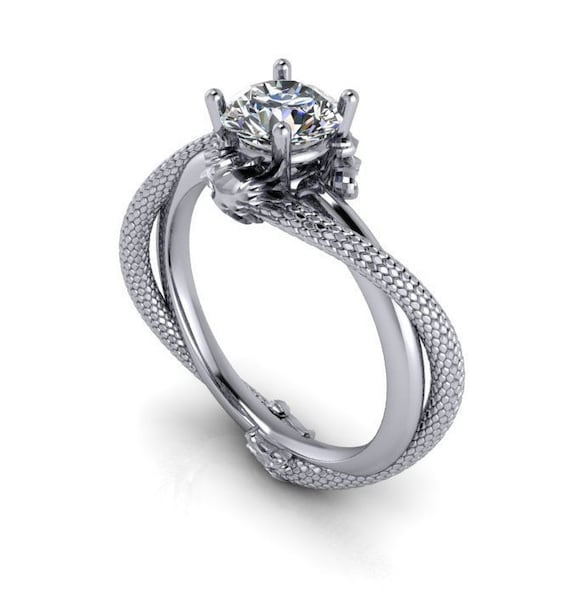 dragon inspired engagement rings
