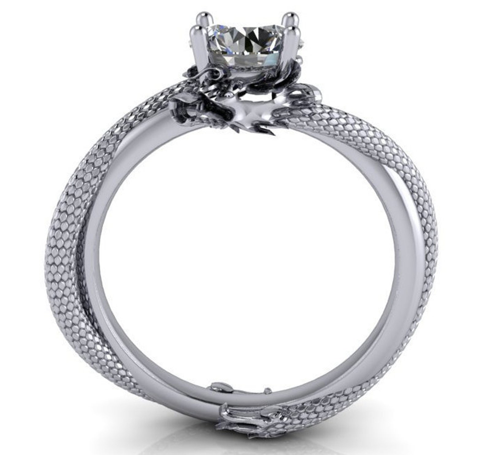 Dragon Engagement Ring Etsy