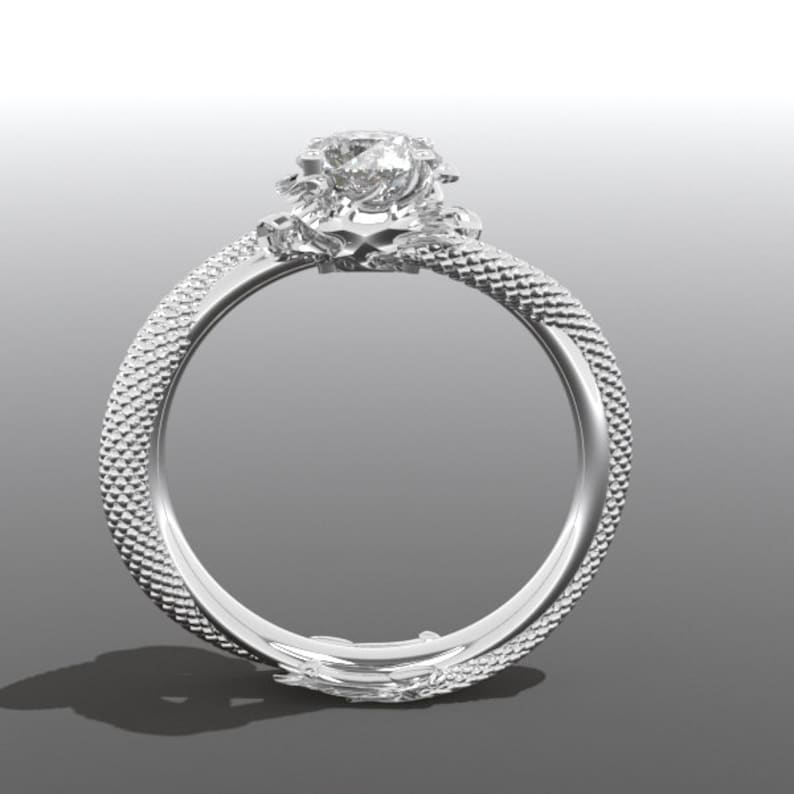 Dragon Engagement Ring Etsy