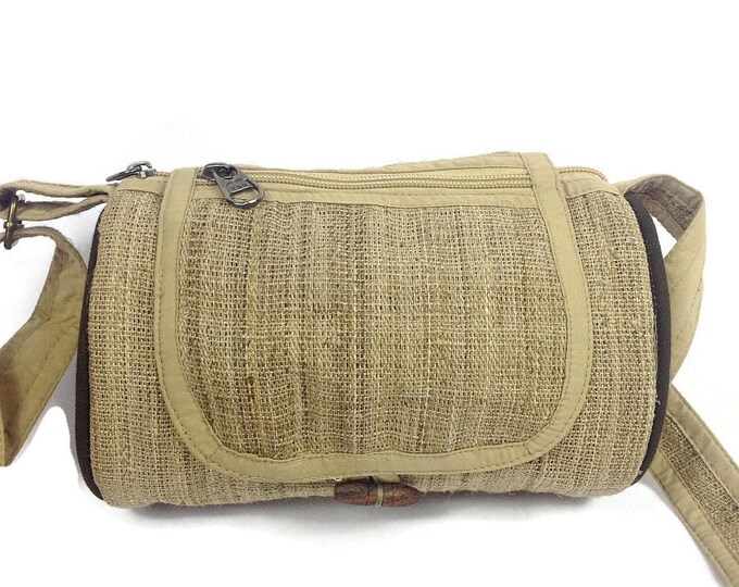 Hemp Purse. Handmade Hippie Purse. Natural, Great Bohemian Purse. Small