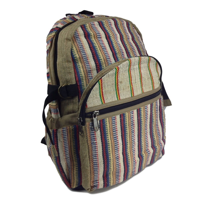 Hand made Large hemp backpack Hippie Hemp bag. Large and Etsy
