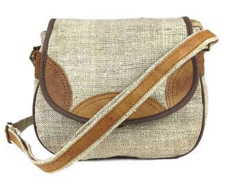 Hemp Purse. Handmade Hippie Purse. Natural, Great Bohemian purse. Hobo bag. Naturalist Hemp bag