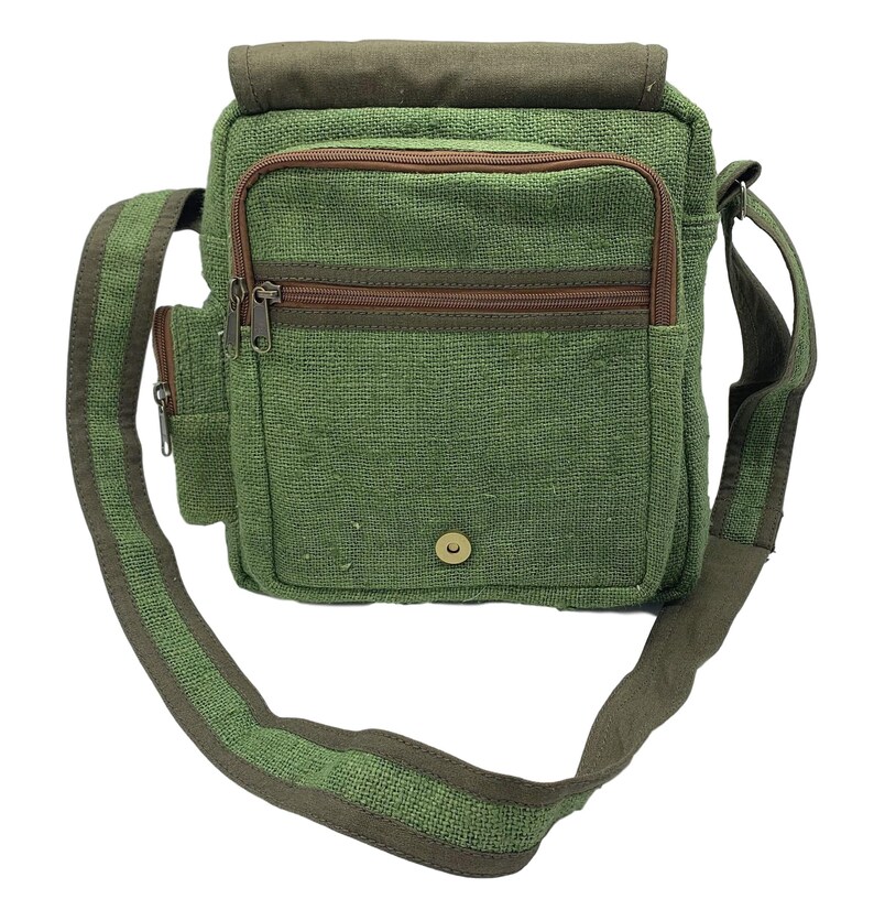 Hippie Handmade Messenger Style Crossbody bag. Green Boho Hobo Etsy