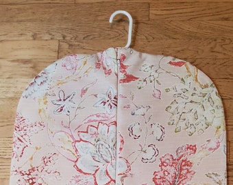 Pink Floral Hanging Garment Bag, Garment Bag, Bridesmaid Gift