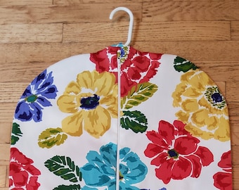 Bold Floral Hanging Garment Bag, Garment Bag, Bridesmaid Gift