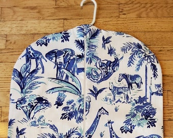 Garment Bag,  Blue Jungle,  Hanging Garment Bag