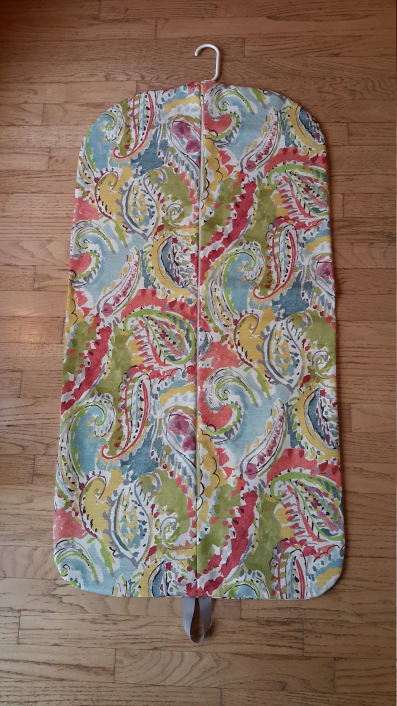 Weekender Coral Paisley Hanging Garment Bag Garment Bag
