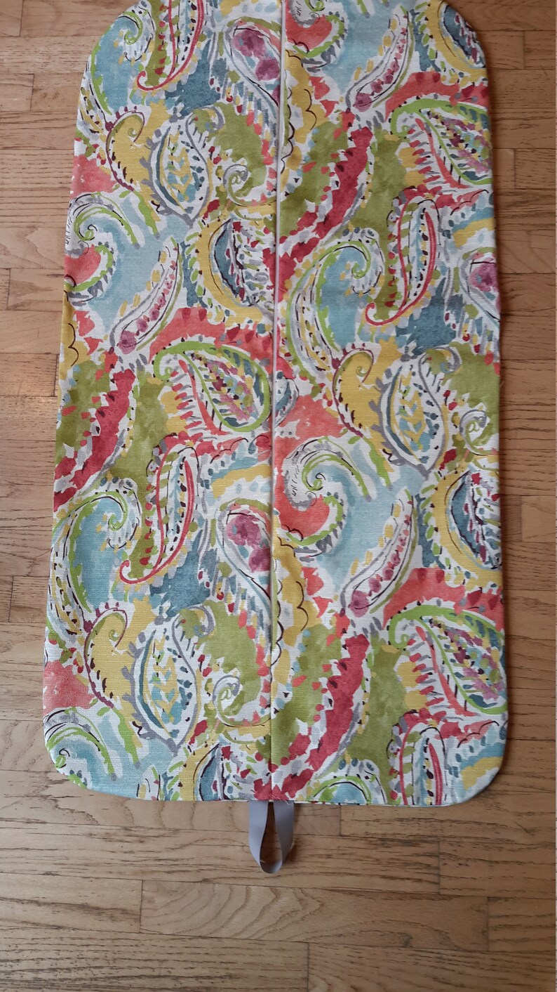 Weekender Coral Paisley Hanging Garment Bag Garment Bag