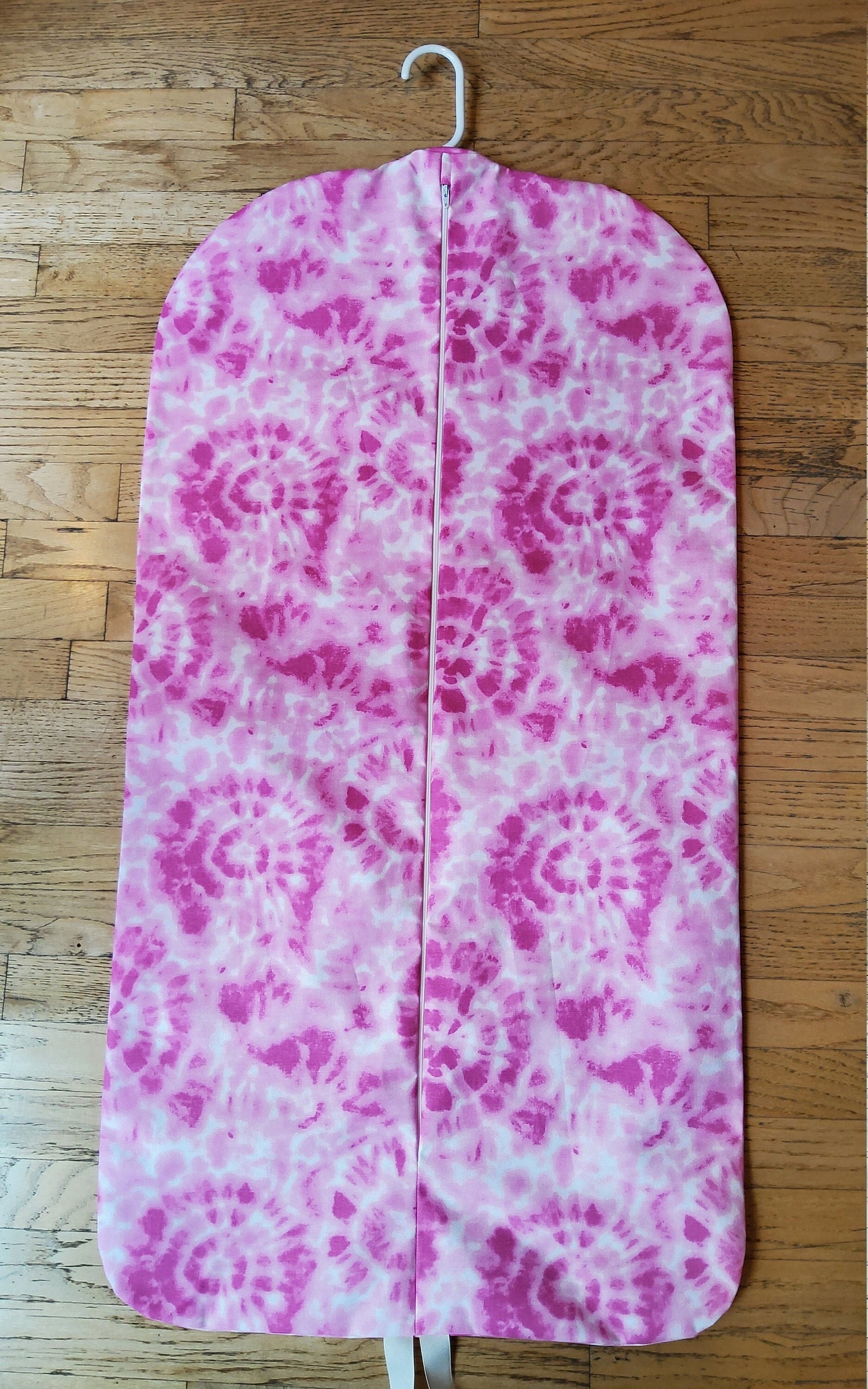 Pink Tie Dye Garment Bag, Weekender, Hanging Garment Bag - Etsy