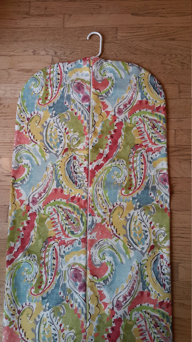 Weekender Coral Paisley Hanging Garment Bag Garment Bag