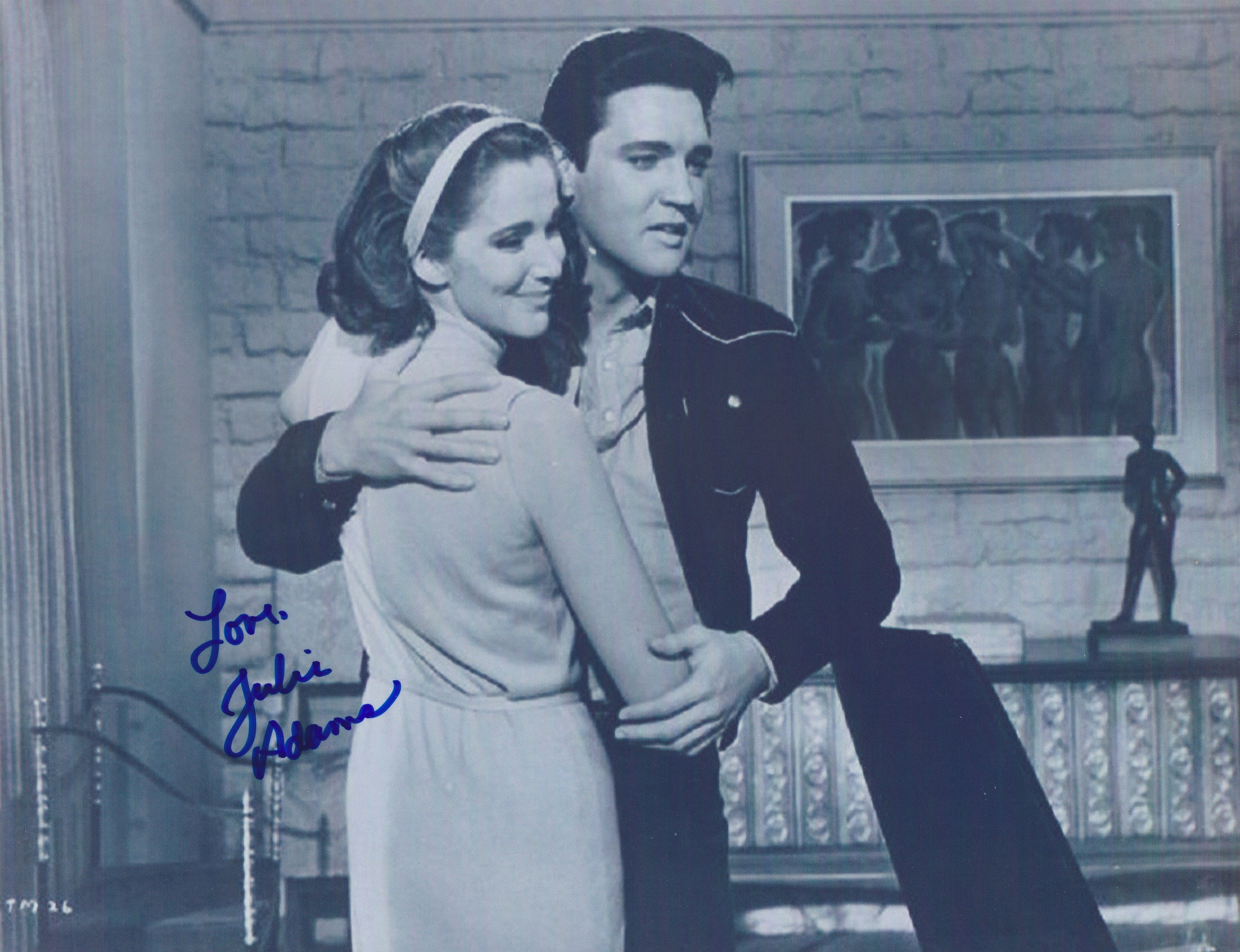 Julie Adams Original Vintage Hand Signed 8 1/2x 11 Autographed tickle ...