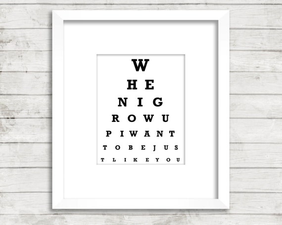 Pi Eye Chart