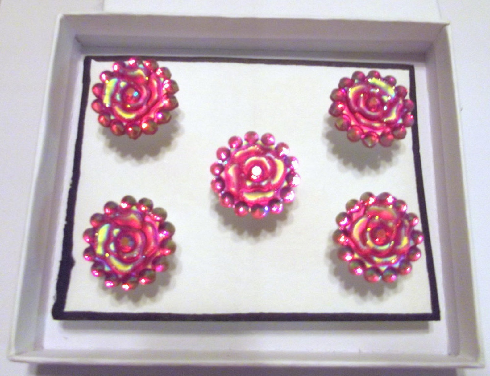 Bulletin Board Push Pin Thumb Tacks PINK SWIRL CIRCLES 5pc Etsy