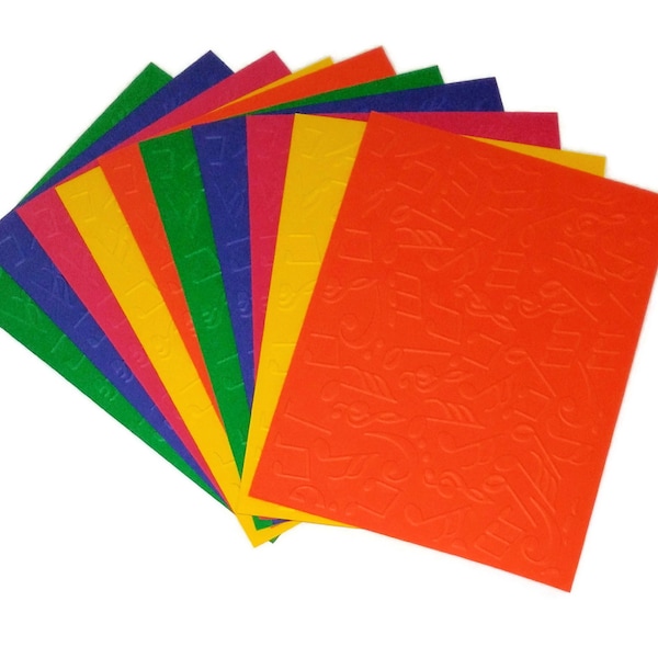 Music Notes Cardstock Etsy