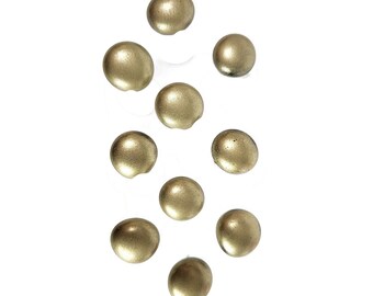 GOLD ROCKS Push Pin Handmade Decorative Tacks Set of 10