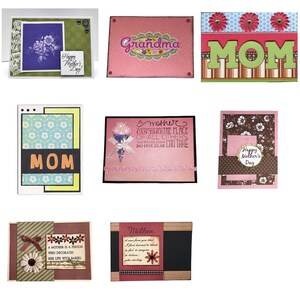 MOM Mother&#39;s Day Greeting Card - You Choose Design - Handmade A2 size with Envelope