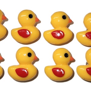RUBBER DUCK 8pc Push Pin Handmade Decorative Office Bulletin Board Tacks
