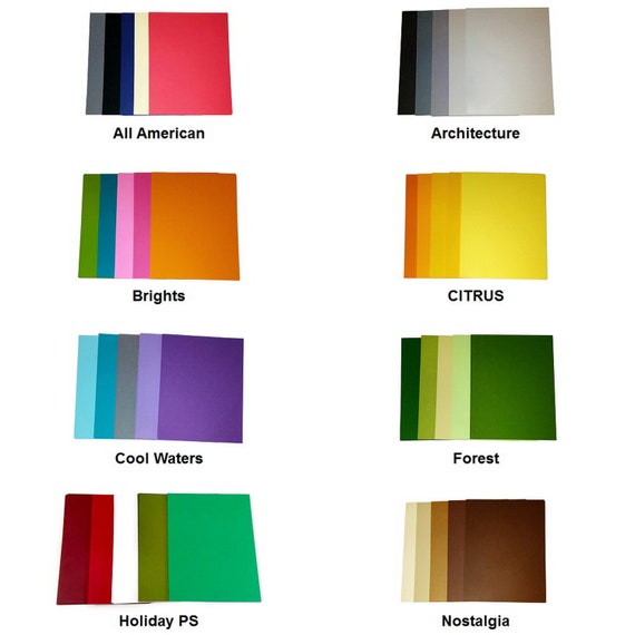 25ct Recollections Cardstock 4.25 X 5.5 A2 Paper You Choose Color From Set 1 Etsy