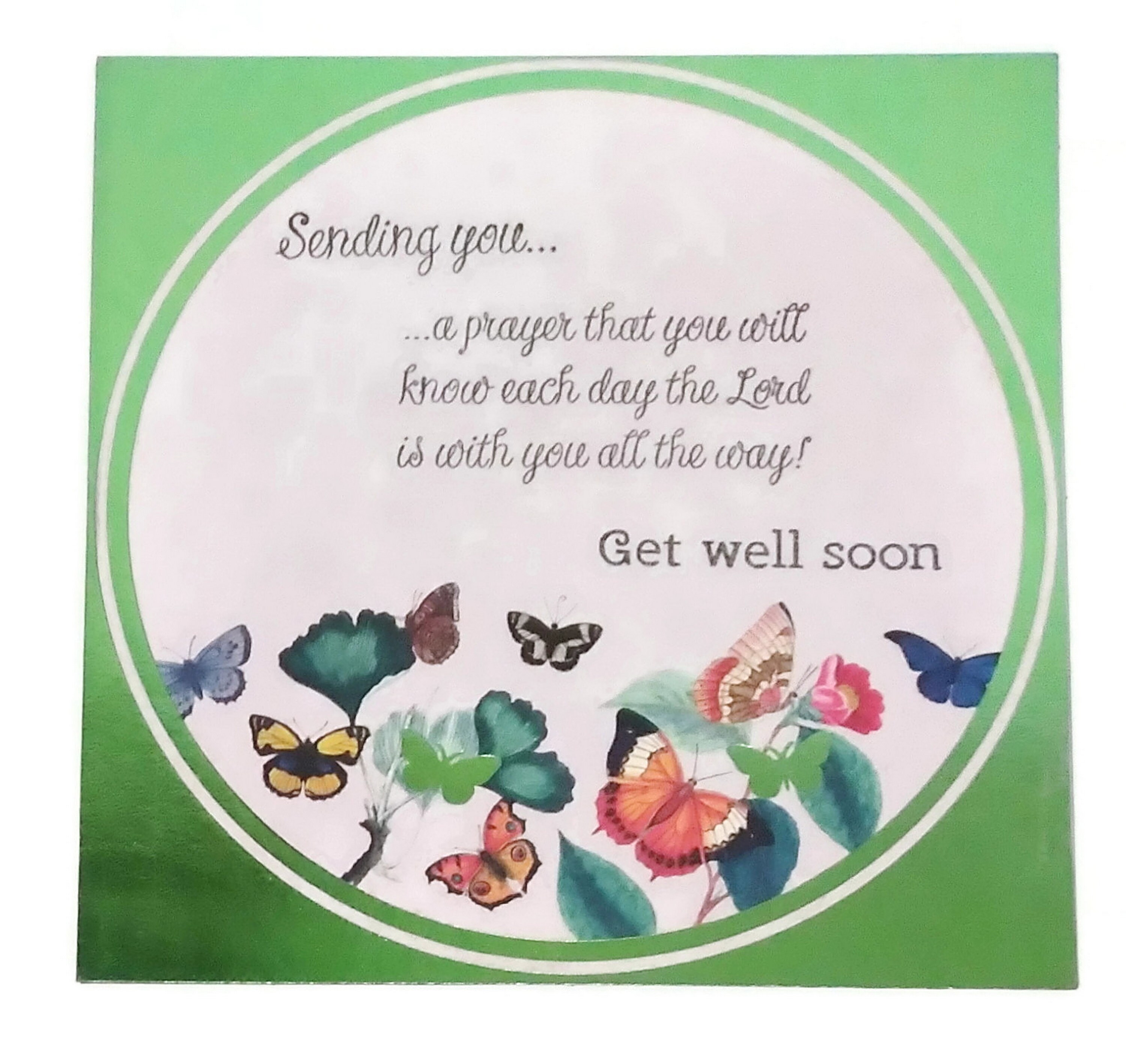 A Get Well Prayer Card - Jesus The Good Shepherd - View #3