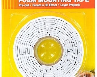 1 6ft Roll Super Glue Pre-Cut Double Sided Adhesive Foam Mounting Tape Acid Free