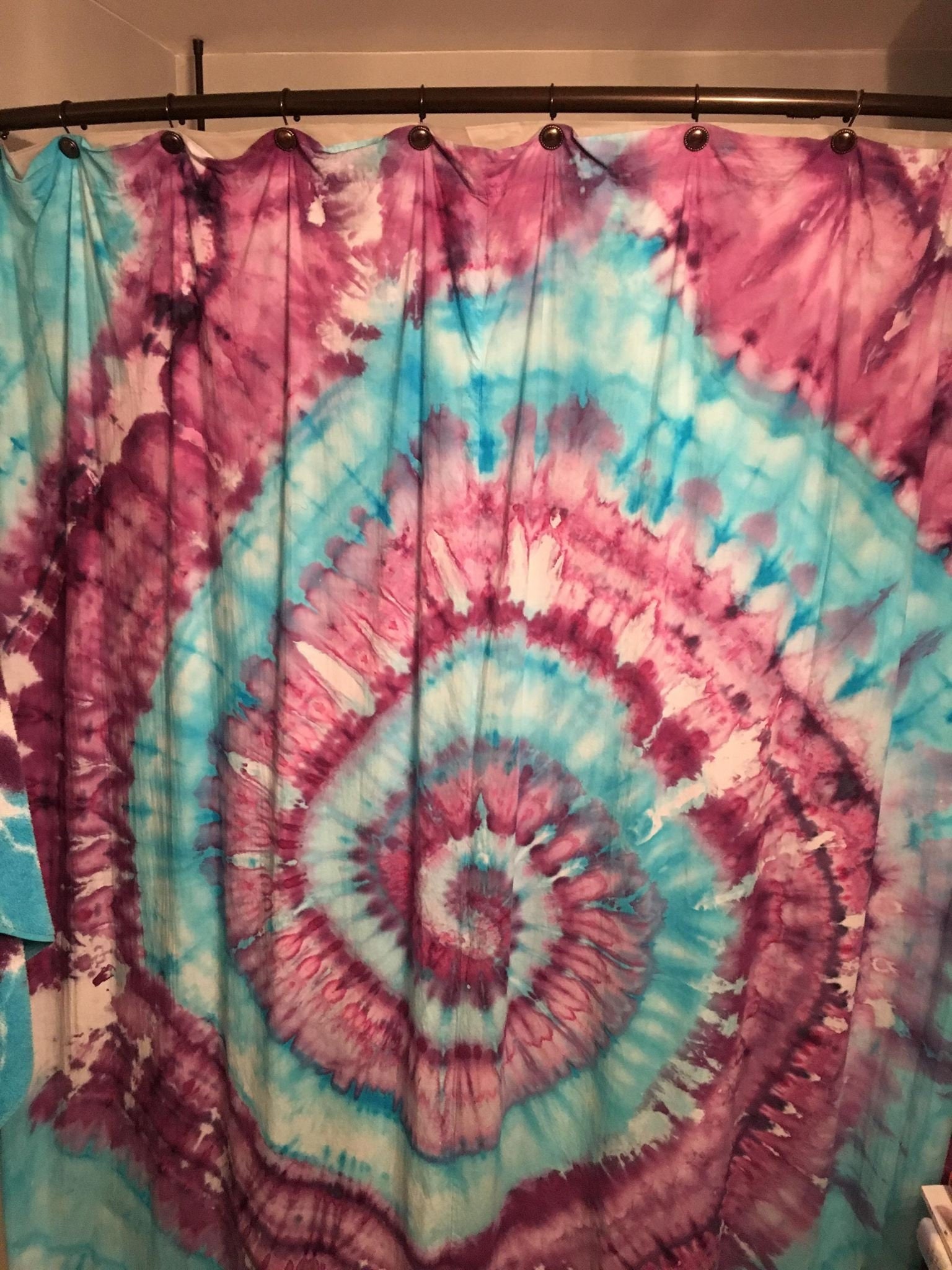 Shower Curtain Custom Tie Dye You Choose Colors And Tie Dye Etsy Shower Curtain Custom Tie Dye You Choose Colors And Tie Dye Etsy