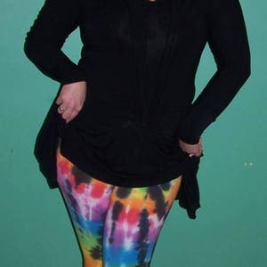 Adult Leggings Handmade Tie Dye S-3X Many Styles and Colors Available DYED AND READY to Ship