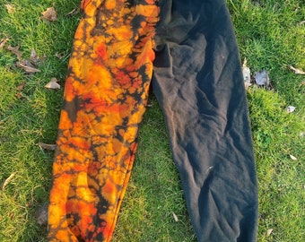 PANTALONES DEPORTIVOS teñidos al revés y teñidos al revés arcoíris Talla adulto pequeña a 2X Personalizada