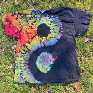Yin Yang Reverse Dye & Rainbow Reverse Dyed Onesies, Toddler, Kids, Adult Shirts, Adult Tee Tanks to 3X and Long Sleve to 5X Handmade