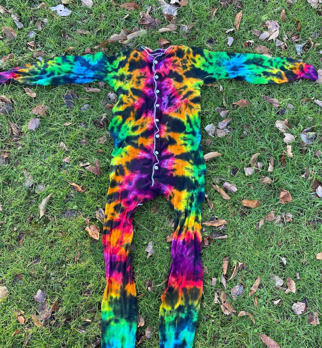 tie dye union suit