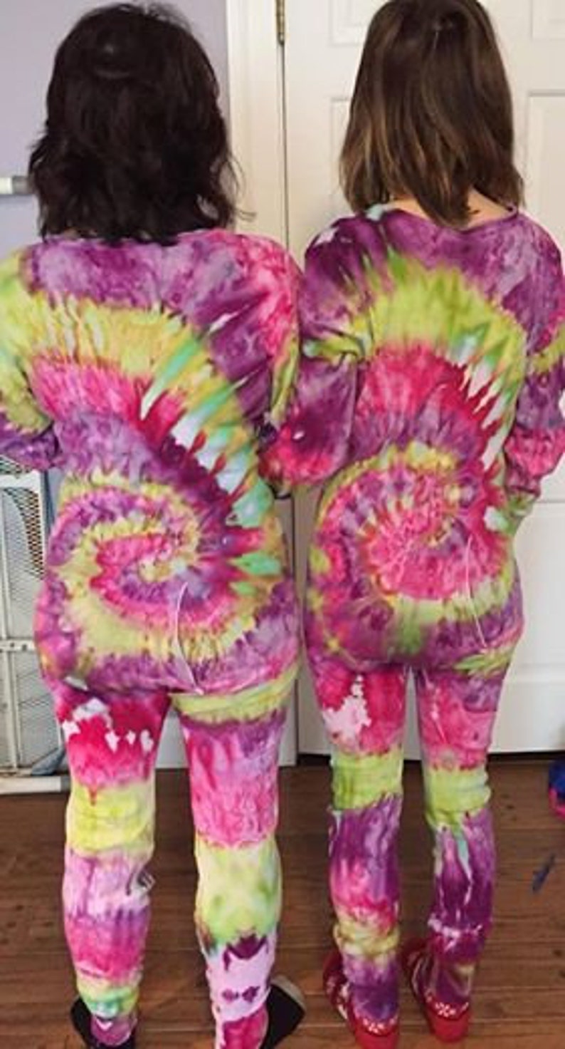 Union Suit Long Johns Pajamas Adult Onesie Custom Tie Dye Etsy