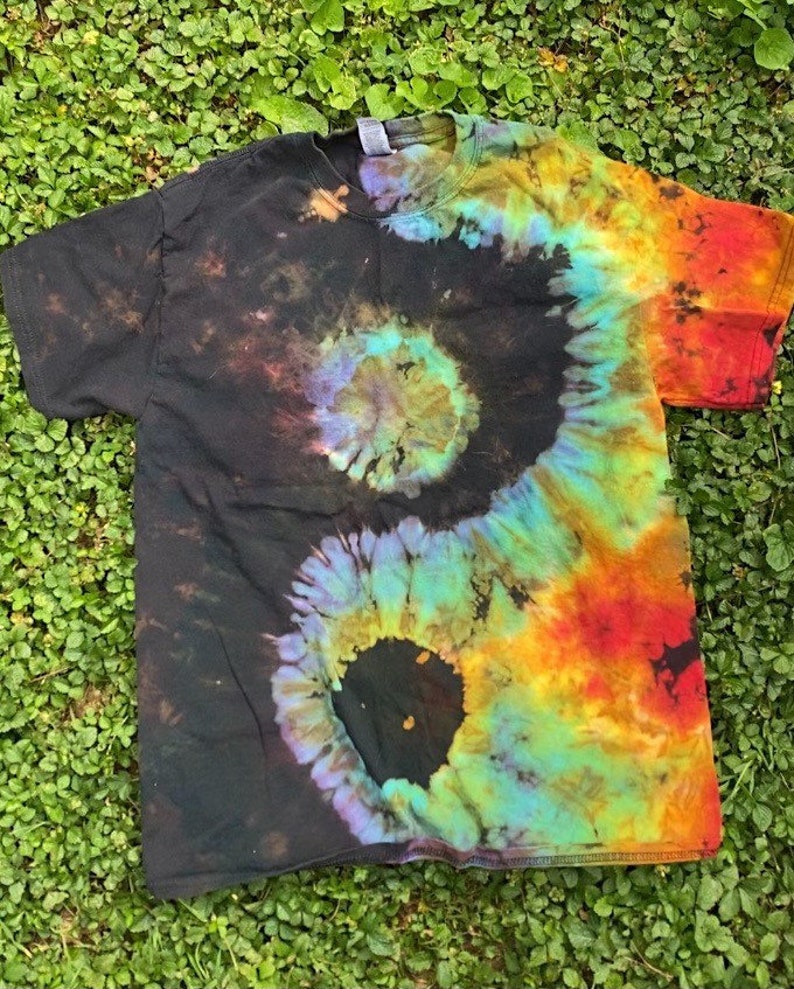 Yin Yang Reverse Dye & Rainbow Reverse Dyed Onesies Toddler Etsy