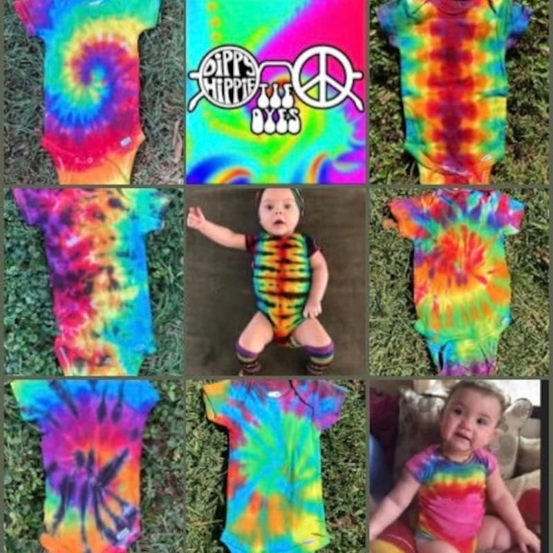 Tie Dye Baby Clothes - Etsy